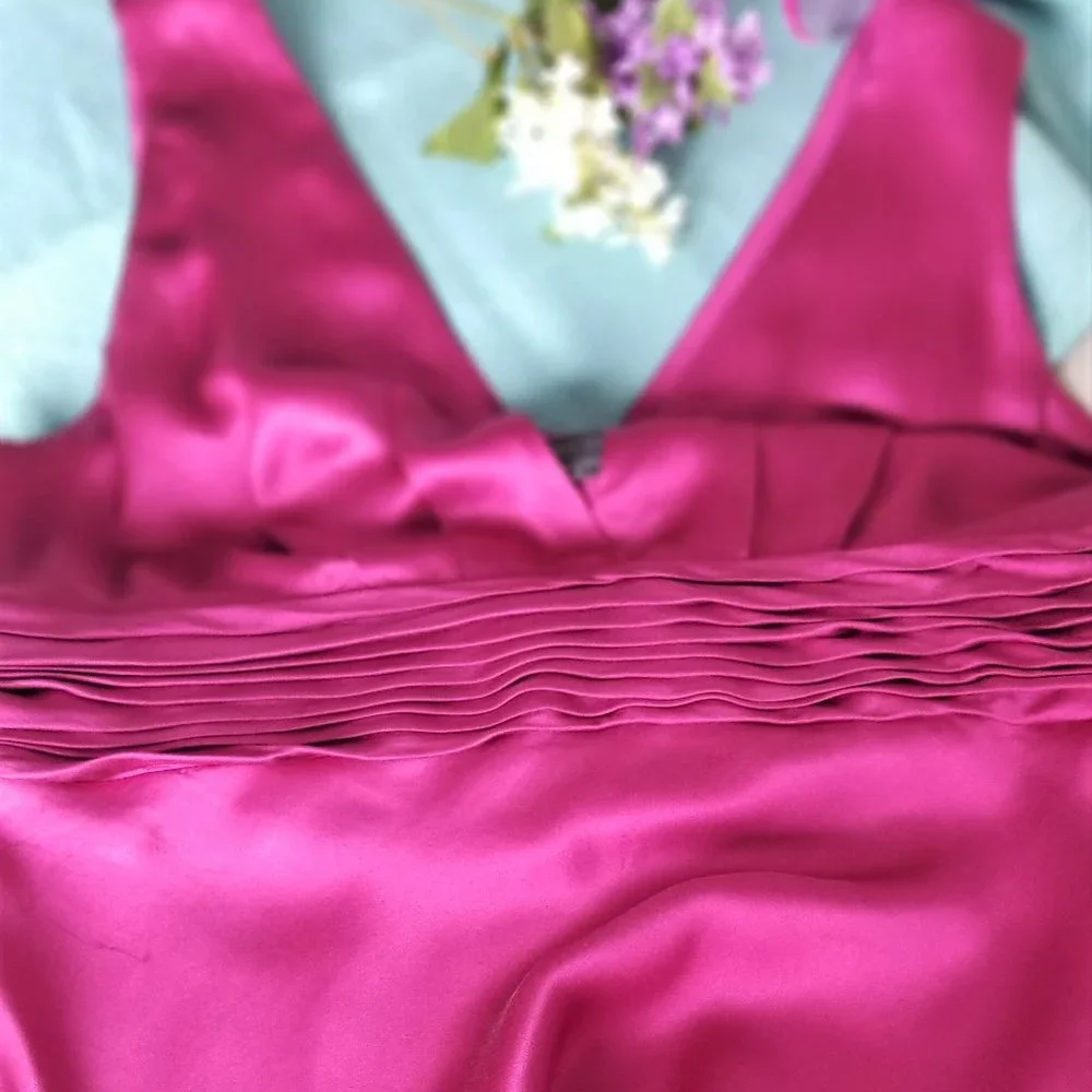 Armani Exchange Gorgeous Ex Cond/Pro Clean Silk Deep Pink Camisole L, $24 - Picture 11 of 11